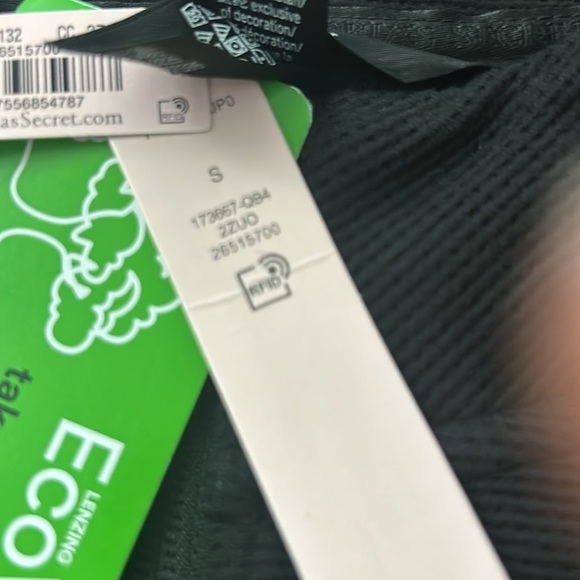 Victoria Secret Black Zip Up NWT Size S! - Picture 3 of 4